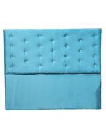 Respaldo a piso Turquesa Diamante Felpa 2 Plazas Rimar