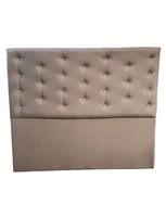 RESPALDO A PISO GRIS FELPA DIAMANTE 2 PLAZAS RIMAR