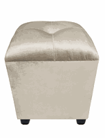 POUF BEIGE FELPA 40X40X45 RIMAR