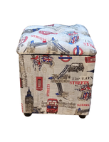 Pouf Baul Bicolor London 40x33x50 Rimar
