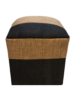 Pouf Bicolor Lino 35x35x42 Muebles Rimar