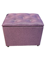 Baúl Botone Morado Muebles Rimar