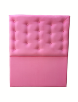 Respaldo 1.5 Plazas Rosado Claro Felpa a Piso Rimar