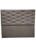 RESPALDO BOTONE A PISO 2P CHOCOLATE FELPA