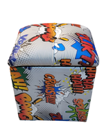 Pouf Baul Comic Eco Cuero 40x33x50 Rimar
