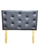 Respaldo 1.5 Plazas Botone Eco Cuero Muebles Rimar