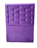 Respaldo 1 Plaza Morado Botón a piso Diamante