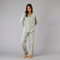 Set Camisero + Pantalón Cuello Mao Verde