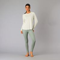 Polera Modal Manga Larga Verde