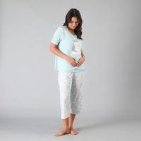 Pijama Maternal Top + Capri