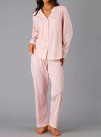 Set Camisero + Pantalón Cuello Mao Rosado