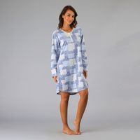 Camisola Print Abotonada