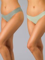 Pack 2X Bikini Microsolid Bonded Verde