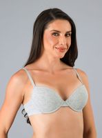Sosten Balconet Push Up Gris