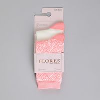 Pack 2x Calcetín Medio Rosado