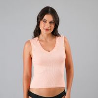 Camiseta Sin Mangas Encaje