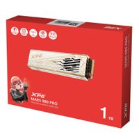 Unidad SSD 1TB PCIe Gen5x4, 14.000/13.000MB/s, disipador con ventilador, ADATA XPG MARS 980 PRO