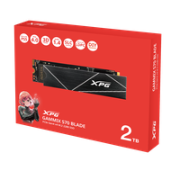 Unidad SSD XPG GAMMIX S70 BLADE, 2TB, NVMe, PCI-e Gen 4 x4, m.2 2280, PC/PS5