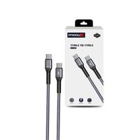 Cable USB-C a USB-C Motomo, Carga Rápida 25W, Color Negro