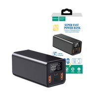 Power Bank Produx Super Fast, Motomo, 20.000mAh, 65W, Color Negro