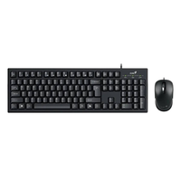 Kit teclado y mouse Genius KM-100SE Copilot, USB, Negro, Productividad básica