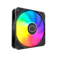 Ventilador para Gabinete Cooler Master MF120 Lite ARGB 4 Pin PWM Negro