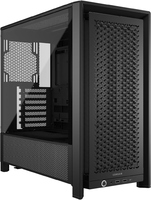 Gabinete Gamer Corsair 4000D Frame Mid Tower - Negro, Modular, Vidrio Templado