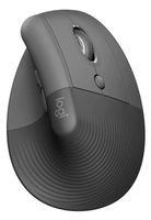 Mouse Ergonómico  Lift, 6 Botones, 4000DPI, Bluetooth, Diestro, Graphite/Black