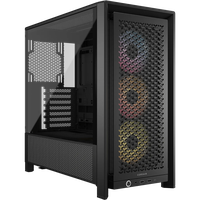 Gabinete Gamer Corsair FRAME 4000D RS ARGB, Modular, Color Negro