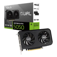 Tarjeta de Video ASUS DUAL NVIDIA GeForce RTX 5050 OC Edition 8GB GDDR6 128bit 20Gb s PCIe 5 0
