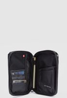 Porta Pasaportes Travel Ripstop Black Bubba Essentials