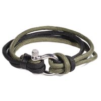 BRAZALETE HOMBRE GINO RODINIS B540 | Verde/Negro