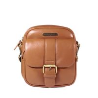 MORRAL DE CUERO GINO RODINIS 1260 CAMEL