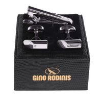 Set Pasador De Corbata Y Collera  Gino Rodinis PAS013