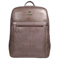 MOCHILA HOMBRE  GINO RODINIS  2118 CAFÉ