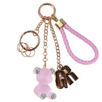 LLAVERO Y COLGANTE DE BOLSO  MUJER GINO RODINIS  LL138 ROSADO