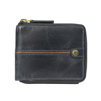 Billetera Gino Rodinis Texas 164 Azul Oscuro/Marrón