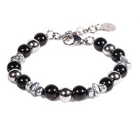 BRAZALETE UNISEX GINO RODINIS B534 | Negro