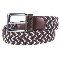 CINTURÓN ELASTICADO GINO RODINIS HOMBRE 2519 MARRON/AZUL S-M