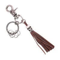 LLAVERO CUERO HOMBRE GINO RODINIS LL117 CAFÉ