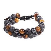 BRAZALETE UNISEX GINO RODINIS B503 | Beige/Negro/Acero