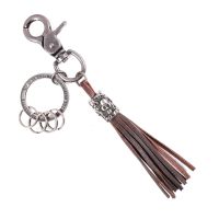 LLAVERO CUERO HOMBRE GINO RODINIS LL116 CAFÉ