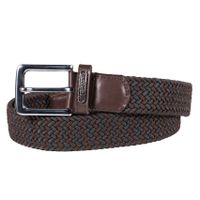 CINTURÓN ELASTICADO GINO RODINIS HOMBRE 2516 NEGRO/MARRON L-XL