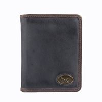 Billetera Gino Rodinis Massimo 810 Azul Oscuro/Marrón