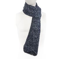 Bufanda 2037 Unisex Azul con Gris