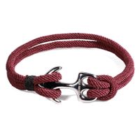 BRAZALETE HOMBRE GINO RODINIS B541 | Burdeos