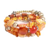 BRAZALETE MUJER GINO RODINIS B509 | Naranjo