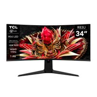 Monitor Gamer Curvo TCL 34"" R83Q WQHD 170Hz QD-MiniLED 1ms