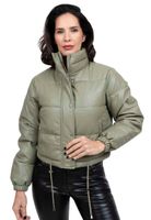 Chaqueta Puffa EcoCuero CHG64 Verde