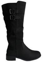 Bota Gamuza Ecológica ZAX75 Negro
